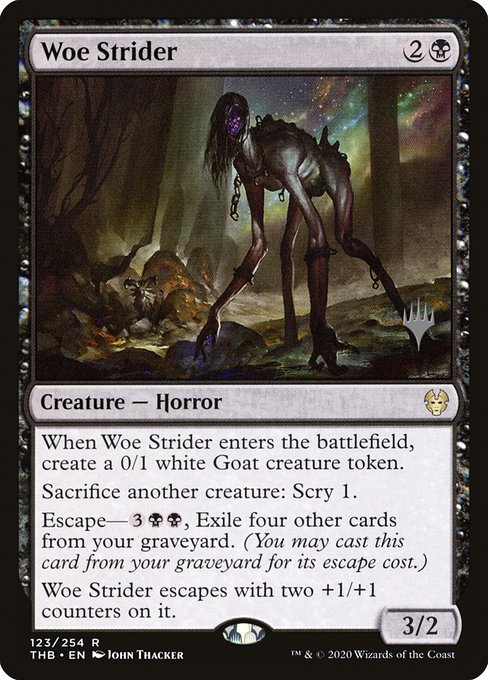 Woe Strider (123p) [Theros Beyond Death Promos]