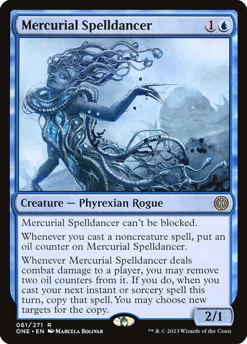Mercurial Spelldancer (61) [Phyrexia: All Will Be One]