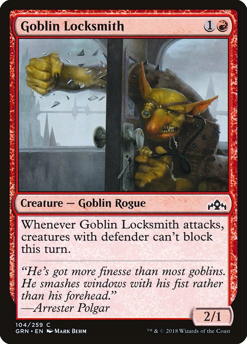 Goblin Locksmith (104) [Guilds of Ravnica]