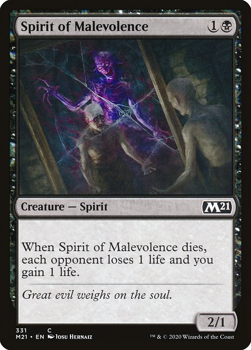 Spirit of Malevolence (331) [Core Set 2021]