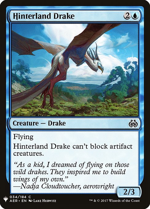 Hinterland Drake (AER-34) [The List]