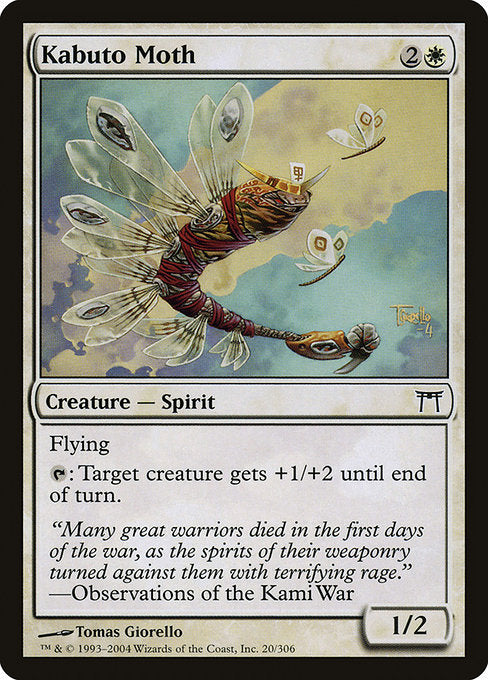 Kabuto Moth (20) [Champions of Kamigawa]