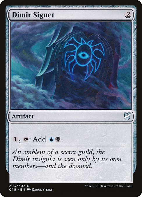 Dimir Signet (203) [Commander 2018]