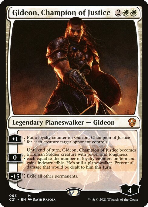 Gideon, Champion of Justice (93) [Commander 2021]