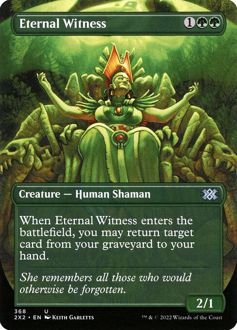 Eternal Witness (368) [Double Masters 2022] [Borderless]