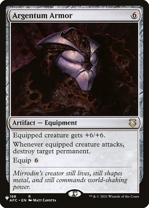Argentum Armor (AFC-198) [The List]
