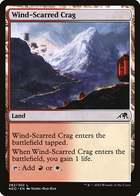Wind-Scarred Crag (282) [Kamigawa: Neon Dynasty]