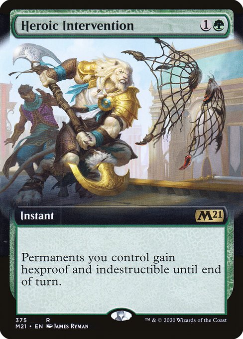 Heroic Intervention (375) [Core Set 2021] [Extended Art]