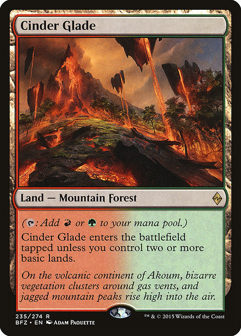 Cinder Glade (235) [Battle for Zendikar]
