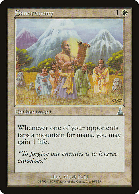 Sanctimony (16) [Urza's Destiny]