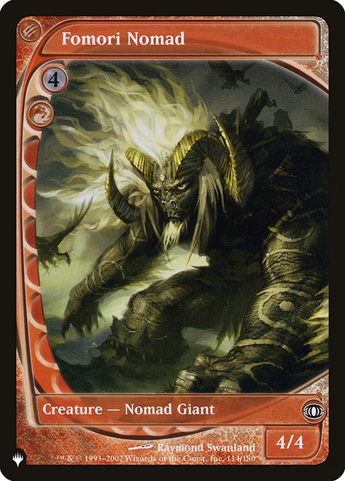 Fomori Nomad (FUT-114) [The List]