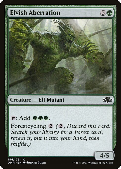 Elvish Aberration (156) [Dominaria Remastered]