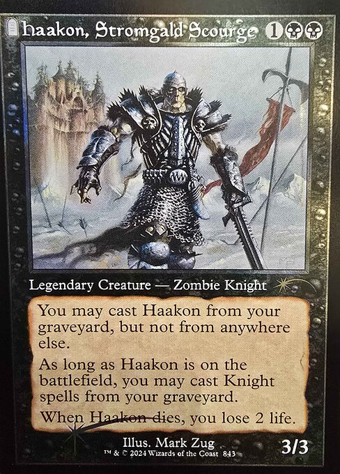 Haakon, Stromgald Scourge (843) [Secret Lair Drop]