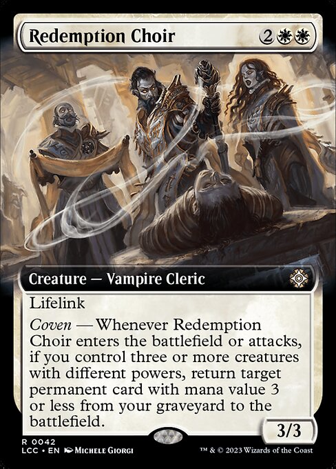 Redemption Choir (42) [The Lost Caverns of Ixalan Commander] [Extended Art]
