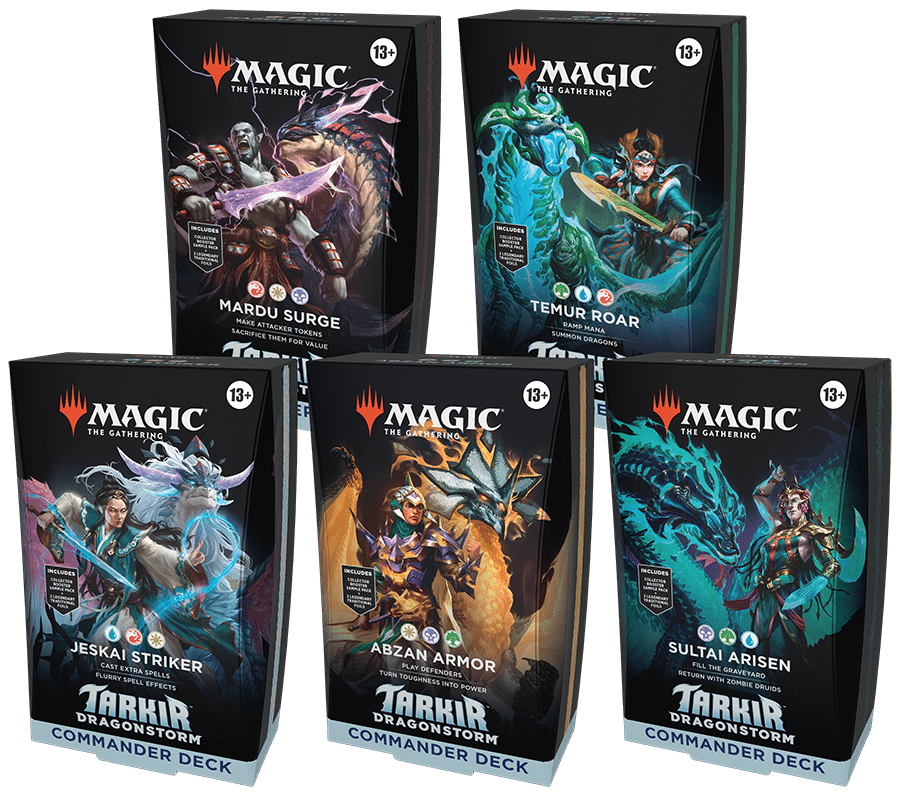 Tarkir: Dragonstorm Set of 5 Commander Decks image 0