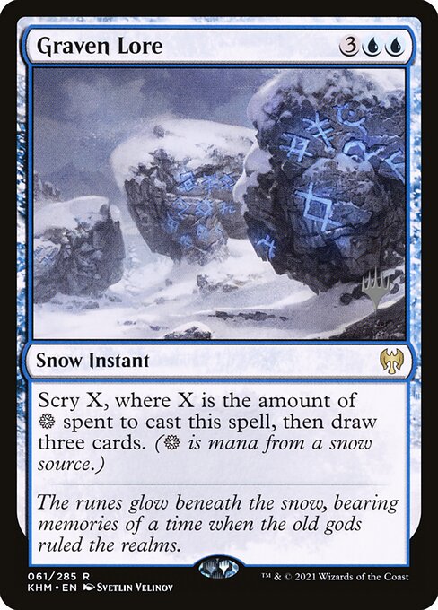 Graven Lore (61p) [Kaldheim Promos]