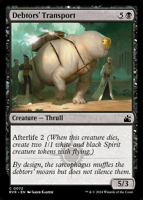 Debtors' Transport (72) [Ravnica Remastered]