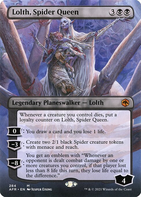 Lolth, Spider Queen (284) [Adventures in the Forgotten Realms] [Borderless]