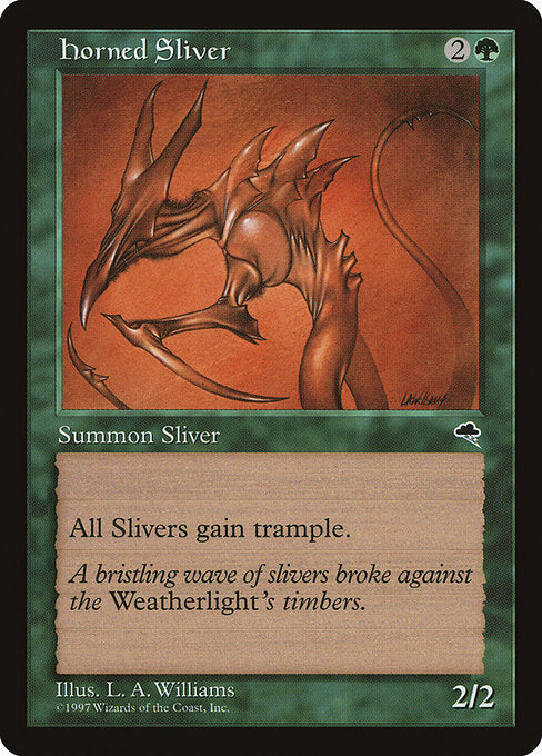 Horned Sliver (234) [Tempest]