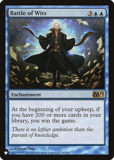 Battle of Wits (M13-44) [The List]