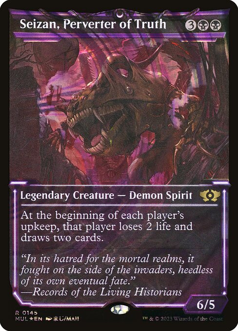 Seizan, Perverter of Truth (145) [Multiverse Legends] [Showcase]