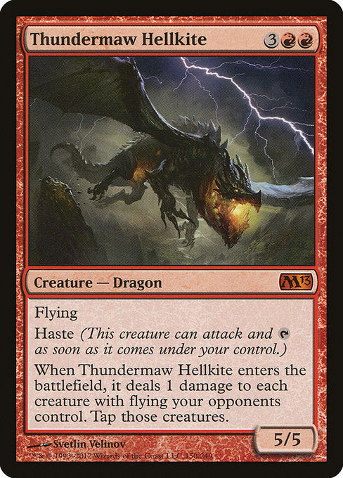Thundermaw Hellkite (150) [Magic 2013]