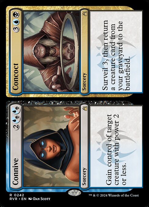 Connive // Concoct (242) [Ravnica Remastered]
