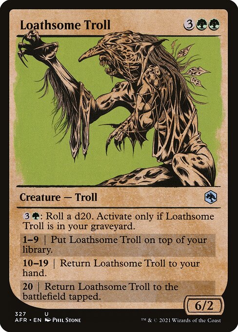 Loathsome Troll (327) [Adventures in the Forgotten Realms] [Showcase]