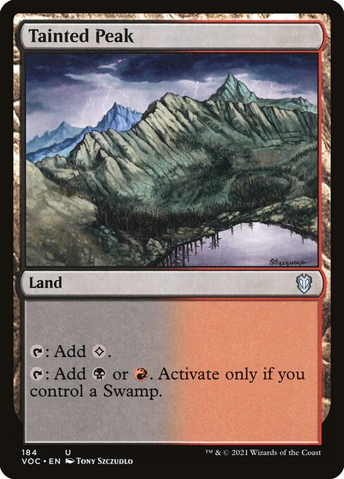 Tainted Peak (184) [Crimson Vow Commander]