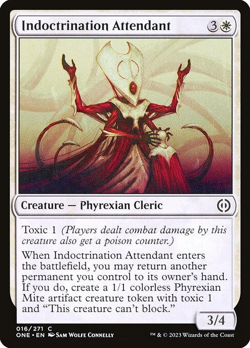 Indoctrination Attendant (16) [Phyrexia: All Will Be One]