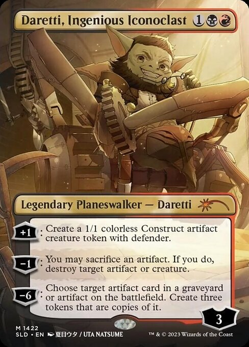 Daretti, Ingenious Iconoclast (1422) [Secret Lair Drop] [Borderless]