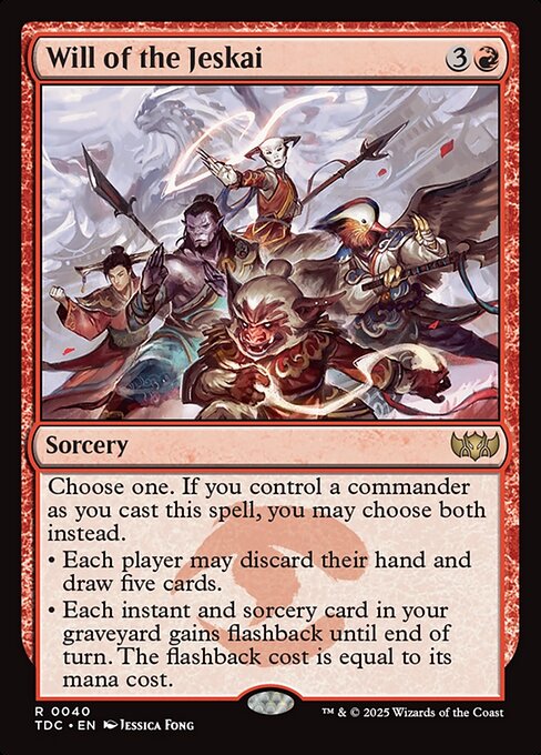 Will of the Jeskai (40) [Tarkir: Dragonstorm Commander]
