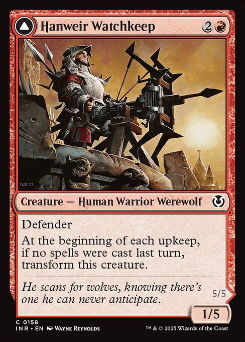 Hanweir Watchkeep // Bane of Hanweir (158) [Innistrad Remastered]
