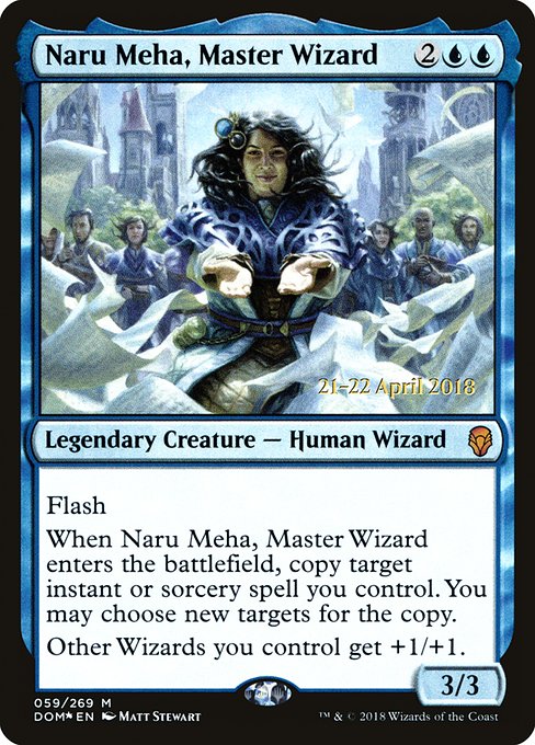 Naru Meha, Master Wizard (59s) [Dominaria Promos]