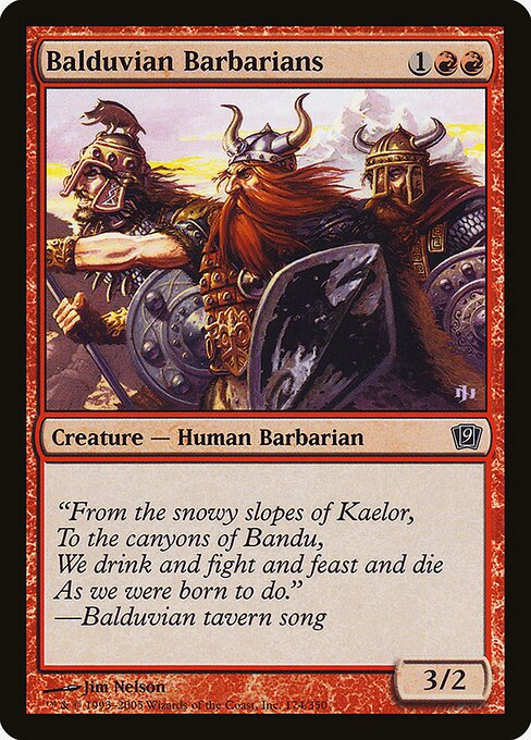 Balduvian Barbarians (174★) [Ninth Edition]