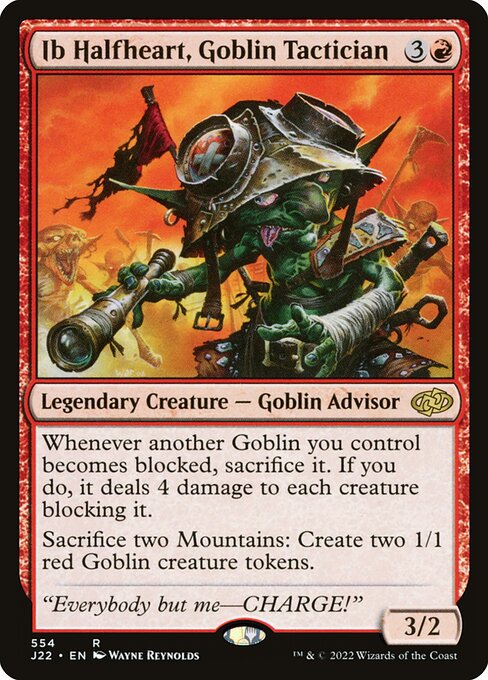 Ib Halfheart, Goblin Tactician (554) [Jumpstart 2022]