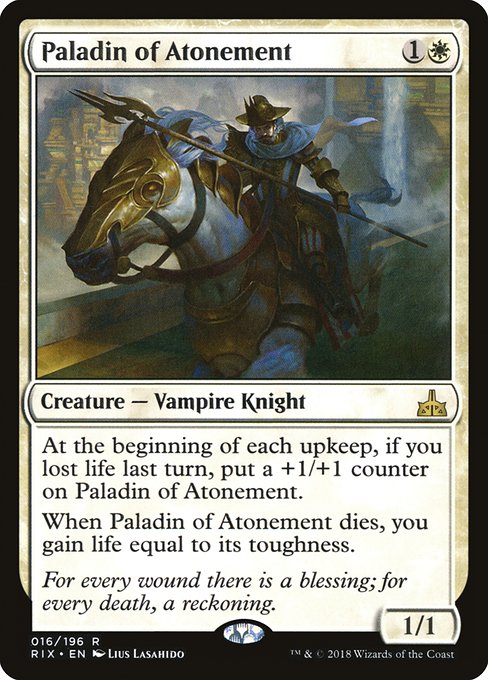Paladin of Atonement (16) [Rivals of Ixalan]