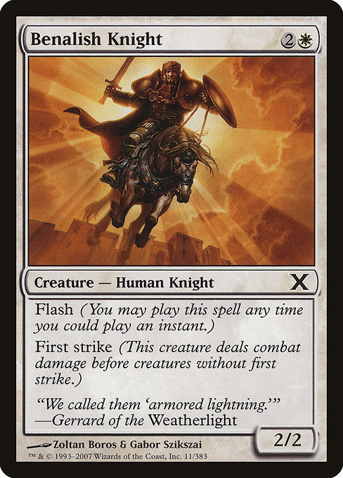 Benalish Knight (11) [Tenth Edition]