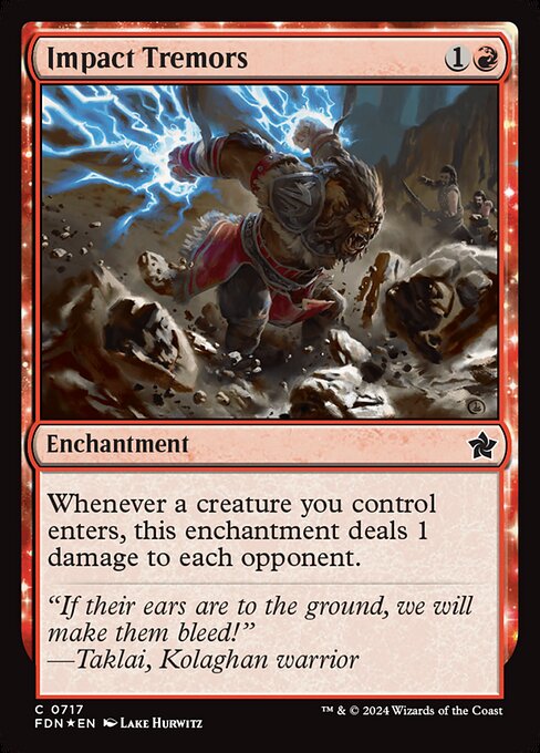 Impact Tremors (717) [Foundations]