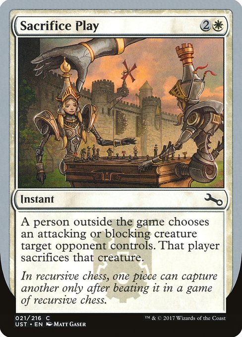Sacrifice Play (21) [Unstable]