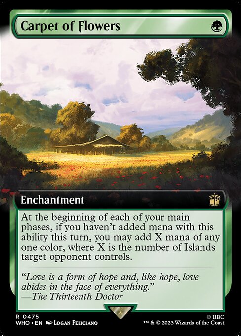Carpet of Flowers (475) [Doctor Who] [Extended Art]
