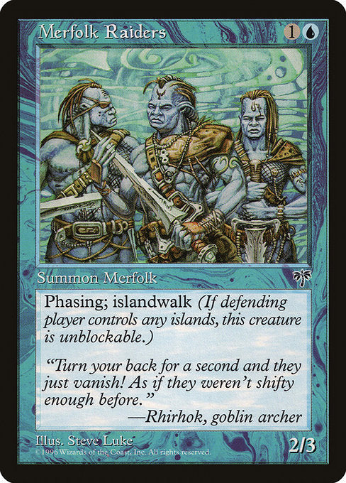 Merfolk Raiders (75) [Mirage]