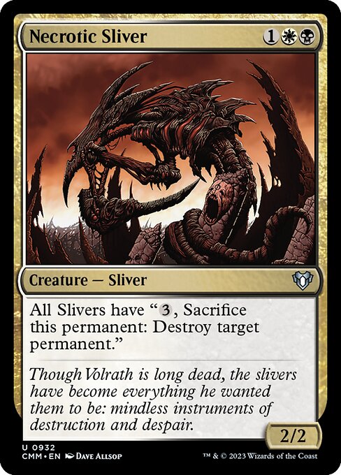Necrotic Sliver (932) [Commander Masters]