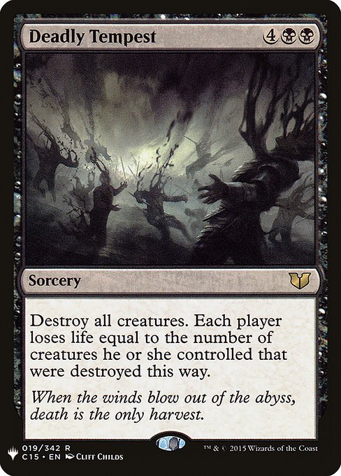 Deadly Tempest (C15-19) [The List]