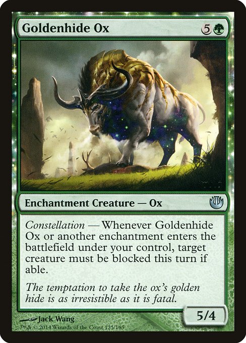 Goldenhide Ox (125) [Journey into Nyx]