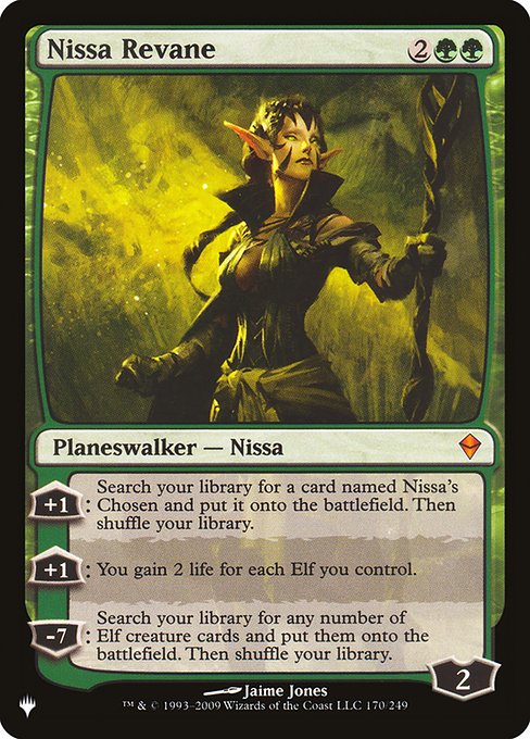 Nissa Revane (ZEN-170) [The List]