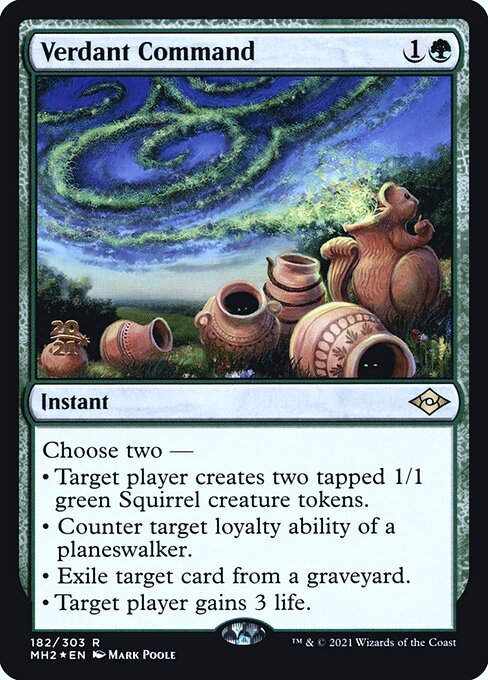 Verdant Command (182s) [Modern Horizons 2 Promos]