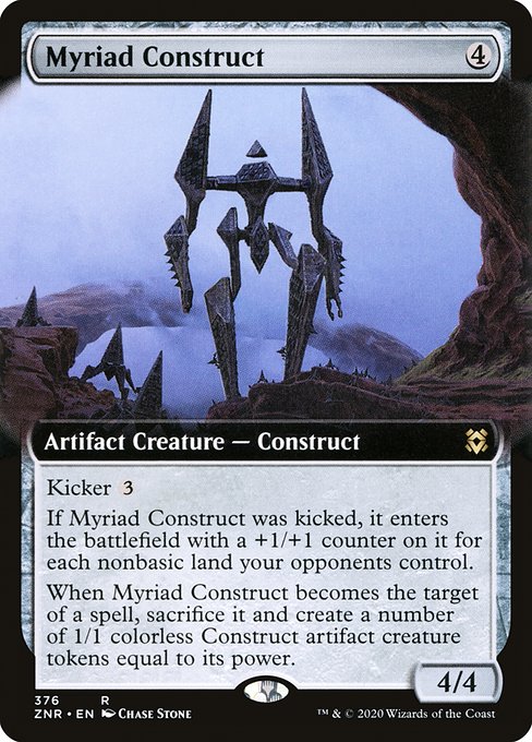 Myriad Construct (376) [Zendikar Rising] [Extended Art]