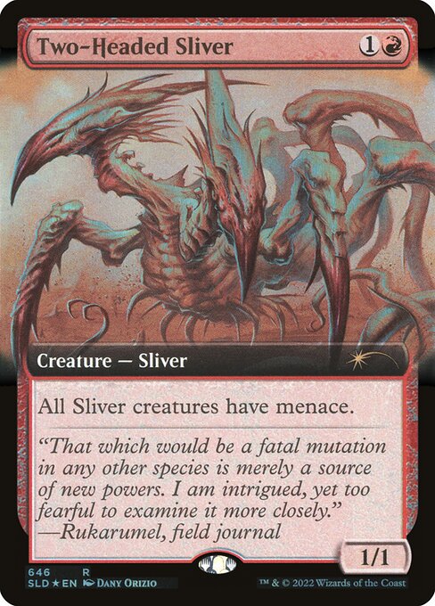 Two-Headed Sliver (646) [Secret Lair Drop] [Extended Art]