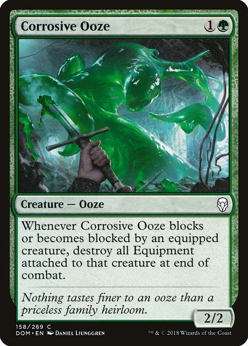 Corrosive Ooze (158) [Dominaria]